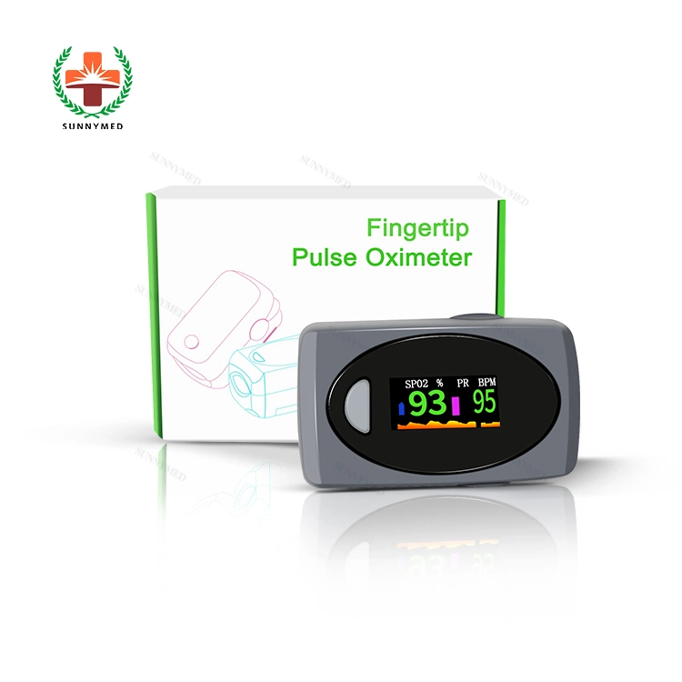 Alarm Function Portable Heart Rate SpO2 Finger Pulse Oximeter