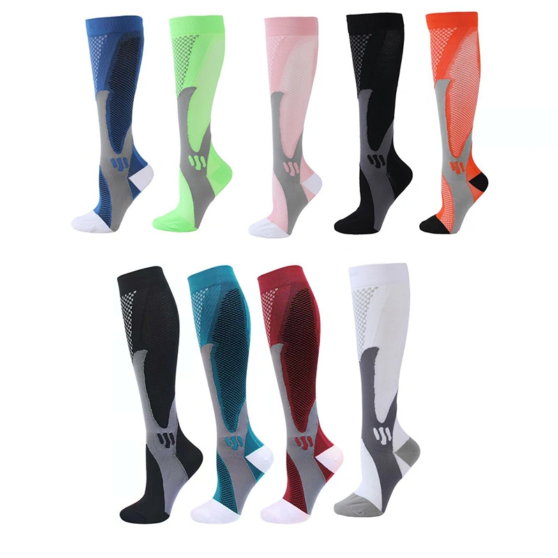 Custom Logo Men Women Knee High Sports Football Compression Socks