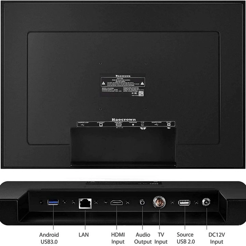 21.5 Inch Bathroom LED Android Mirror TV Waterproof and Anti-Fog Smart TV Bathroom Mirror Waterproof TV with Lights LED