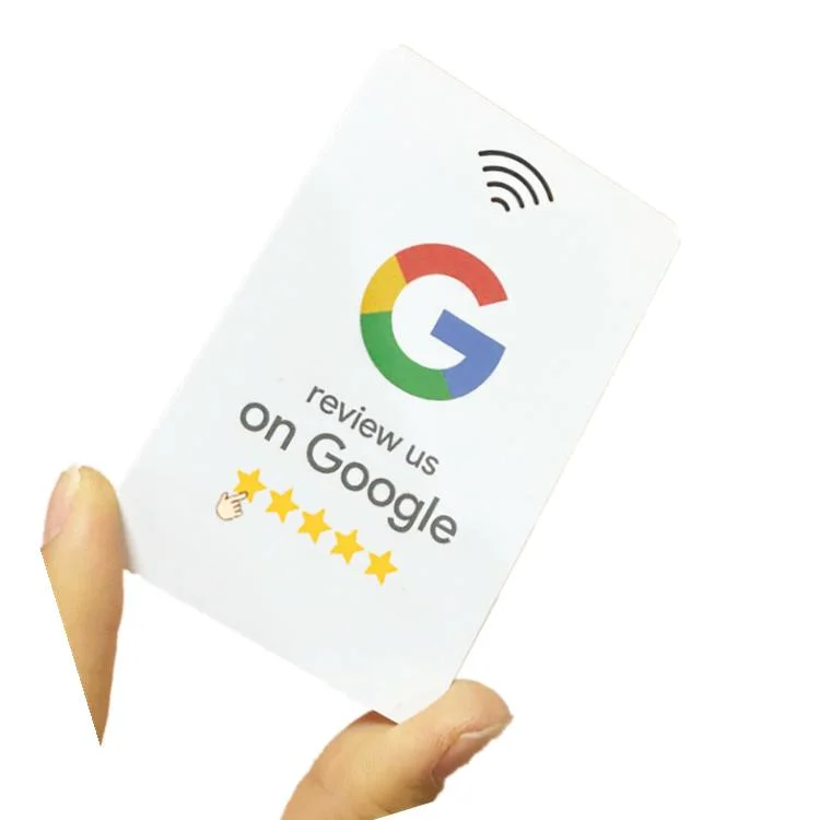 Variable QR Code Google Review Tag NFC 213 NFC Google Carte de vérification