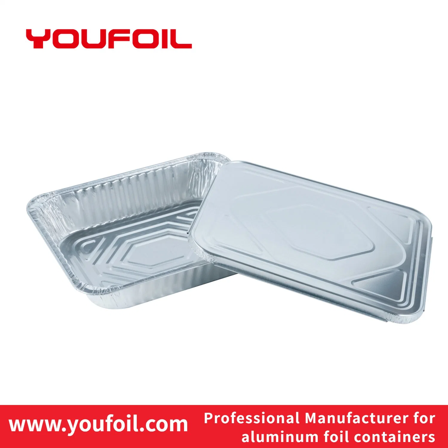 Half Size Aluminum Foil Container Lid Cover for Disposable Food Pan