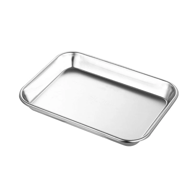 Wholesale/Supplier Stainless Steel Metal Sheet Pan Baking Tray Food Storage Display Trays