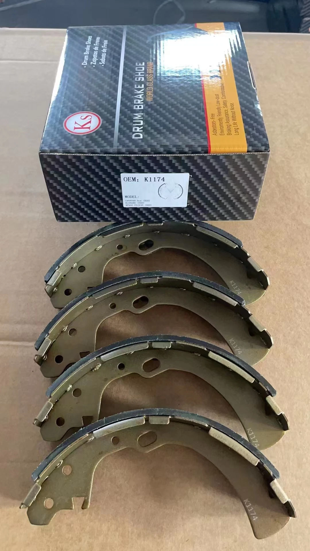 K1174 Auto Car Parts Disc Brake Shoe Suitable 44060-08g25 Nissan GS8512