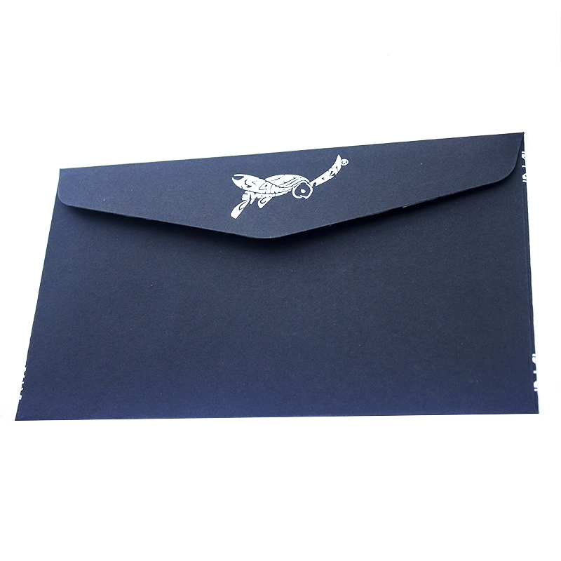 Silver Stamping Card Business Advertising Gift Custom Paper Envelope