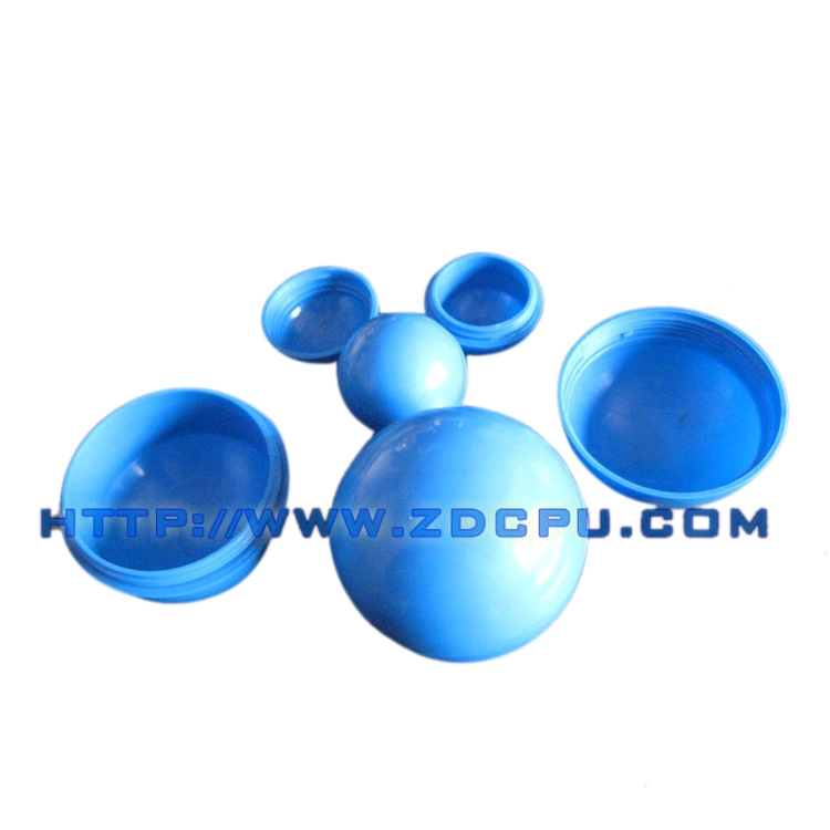 65mm Blue Color Polypropylene Plastic Hollow Sphere / Large Ball