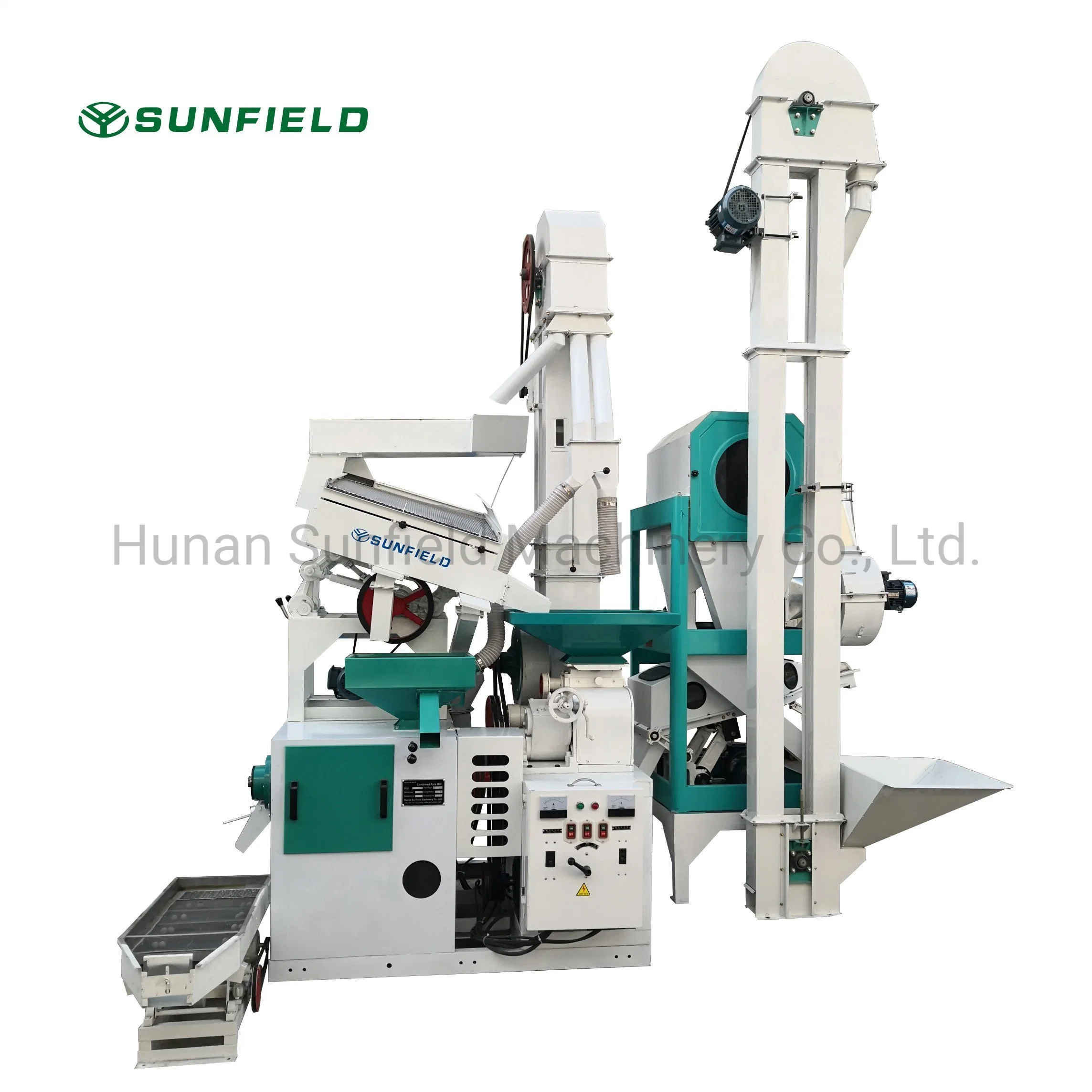 Sunfield Factory Price Paddy Husker Rice Mill Machines Grain Processing Unit