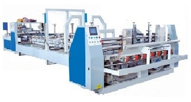 Automatic Carton Folding Gluing Machine for Corrugated Paperboard