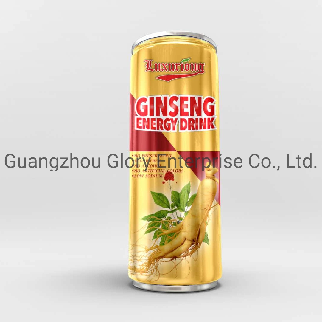 250ml Korea Red Ginseng Carbonated Energy Drink with Pear Juice and High Taurine