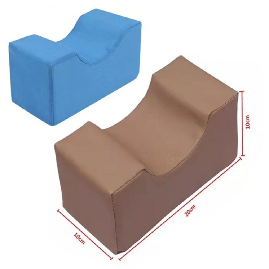 Komfort Knöchelauflage Elevation Schlafkissen Orthopädische U-Form Keil Kissen mit Knöchelstütze aus PU-Kissen