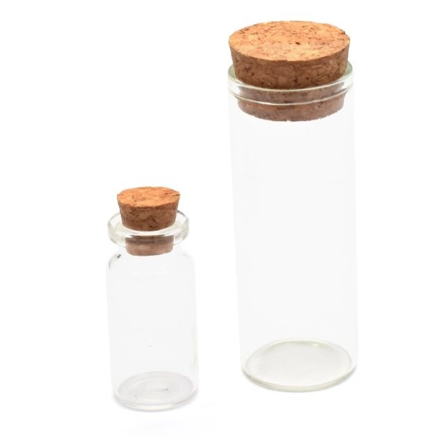 Borosilicate Glass Tubes Round Shape Glass Tubes with Cork Sealing