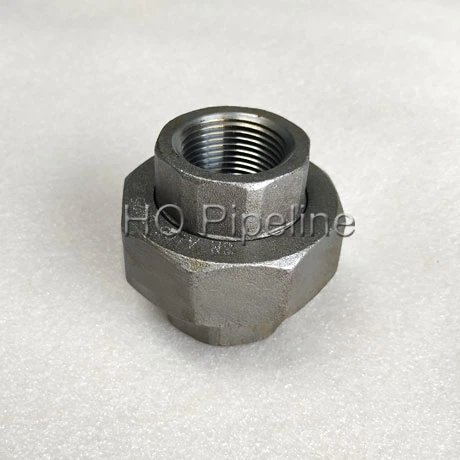 A105 Forged Carbon Thread Steel Pipe Fittings/NPT Threaded Union