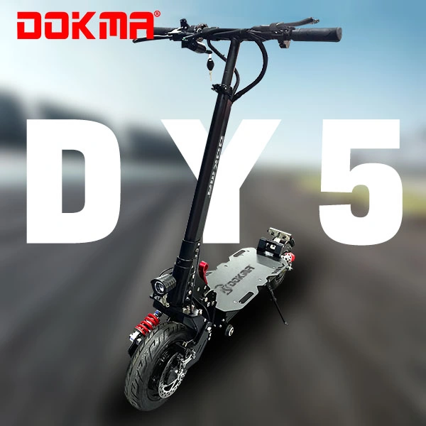 Usine de gros Dokma Cheap 10 pouces mini pliable 2 Deux roues scooter électrique pour un adulte Kick e adolescents avec la mode look pour la vente