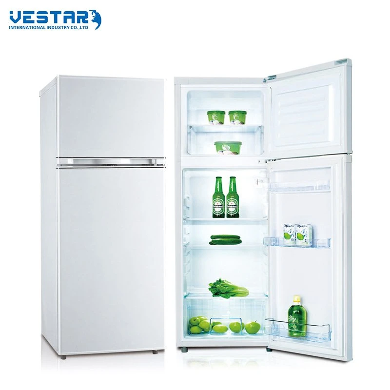 Arriba montado fuera condensador Gas refrigerador Doble Puerta Hogar