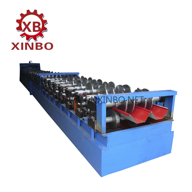 China Joint Hidden Panel Standing Seam Metal Roofing Sheet Roll Forming Machine