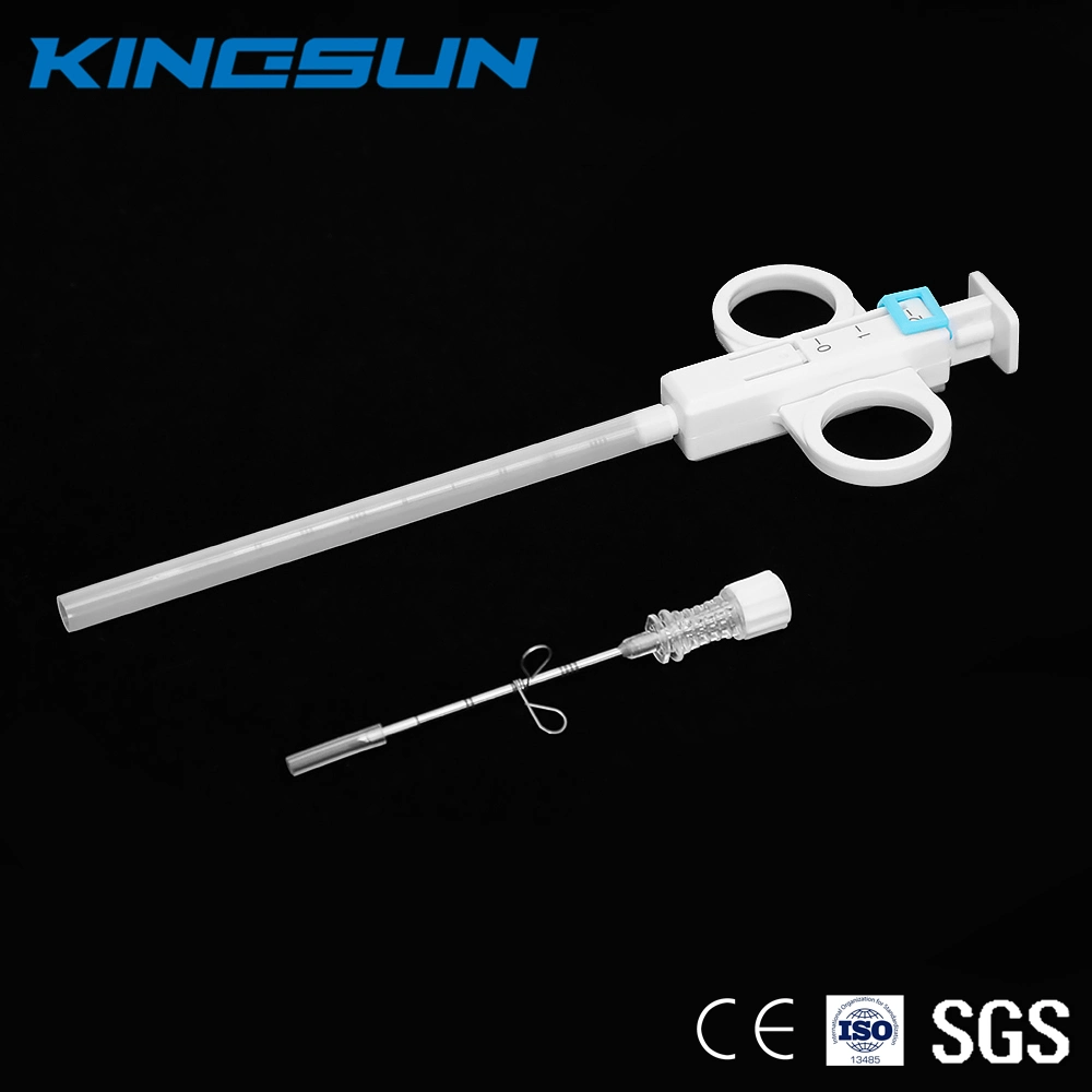 Disposable Medical Semi-Automatic Biopsy Needle with Coaxial Needle Supplier 14G 150mm