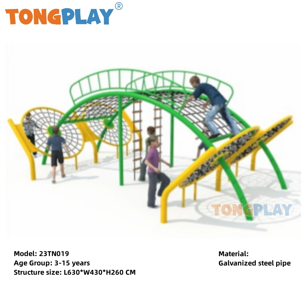 High Quality Green Small Outdoor Children's Physical Climbing Play Equipment