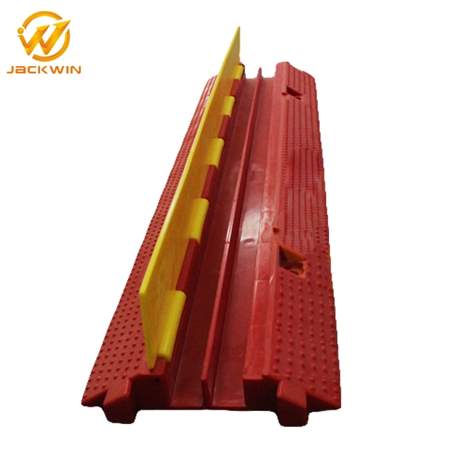 2 Channel PVC Cable Protector Ramp for Traffic Safety Stage Event