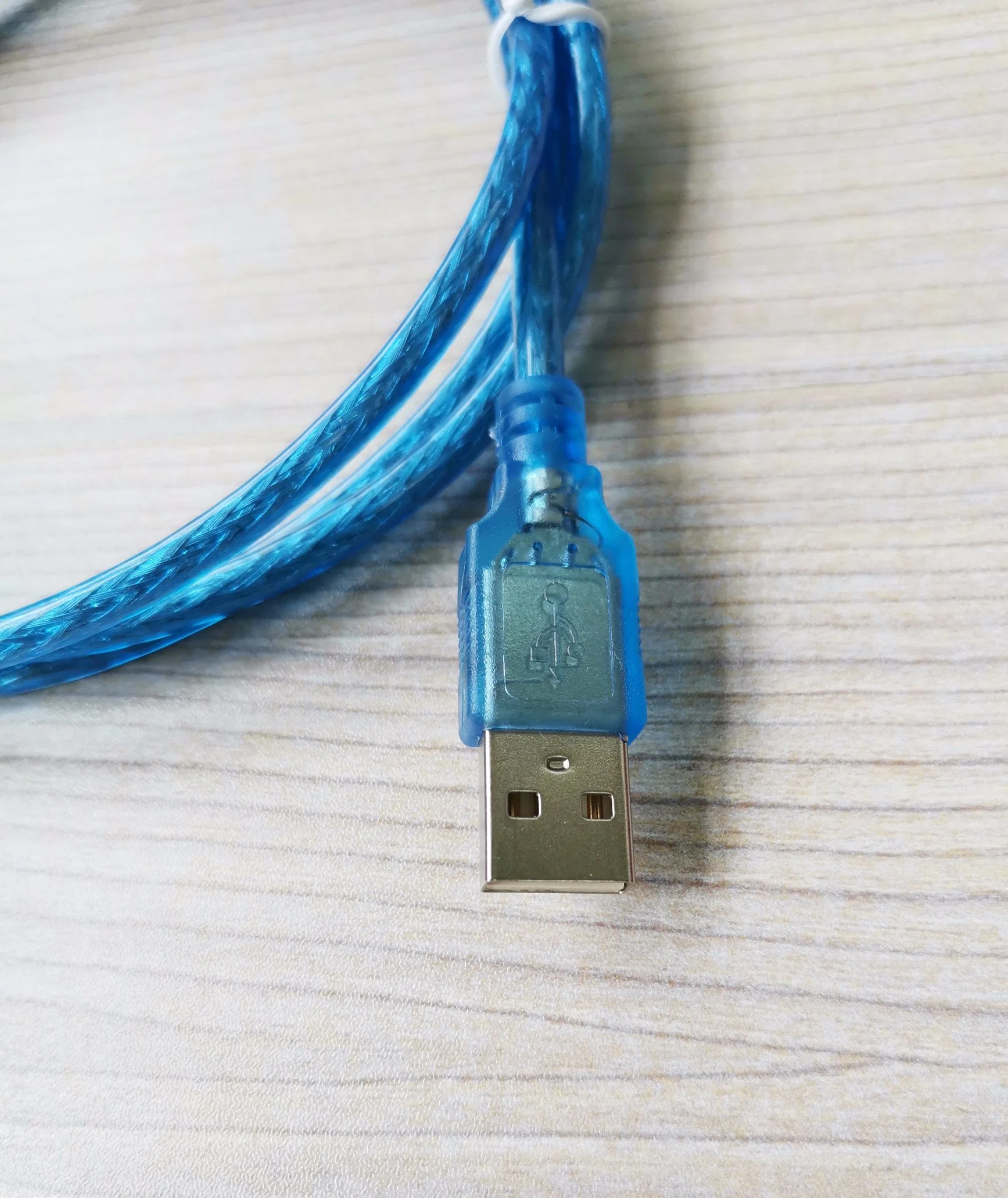 Transparent USB2.0 Cable Am to Bm USB Print Shielded Printer Cable