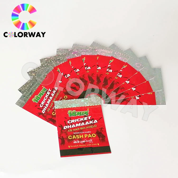 Custom Magnetic UV Light Change Fluorescent Watermark Security Anti-Fake Voucher/Ticket/Coupon Paper Printing