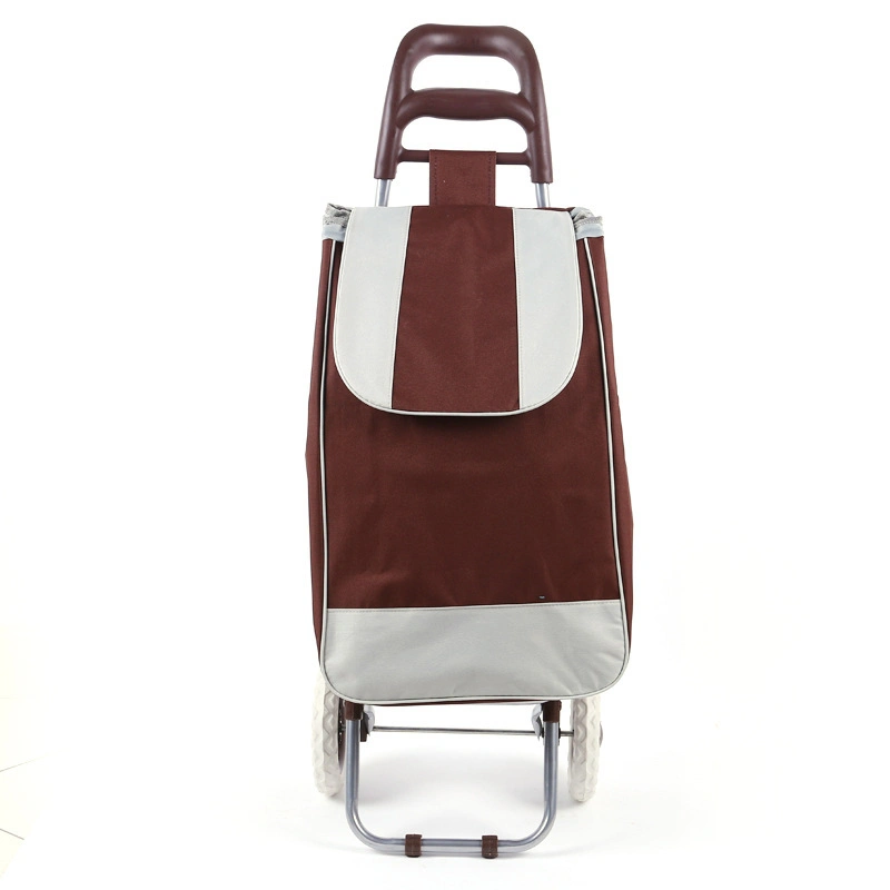 Folding Wheeled Shopping Trolley Bag Portable Vegetable Grocery Trolley Bag Shopping Carts