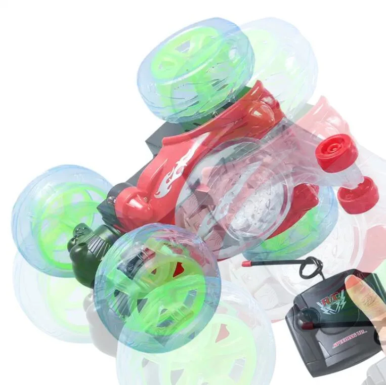 Remote Control Transparent Gear Balancing Car (with light and music) 2.4G