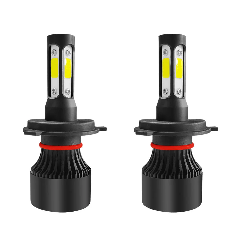 New S2 4 Sides COB LED Car Headlights Bulbs Super Bright Focos LED Premium H1 H3 H4 H7 9005 9006 H11 Car LED