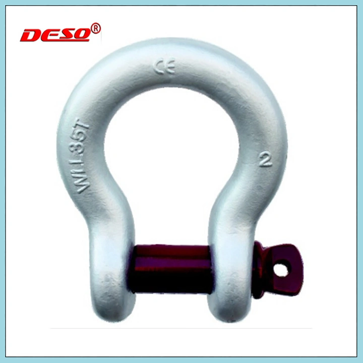 Quenched and Tempered Us Type Drop Forged Bow Shackle with Alloy Pin G209