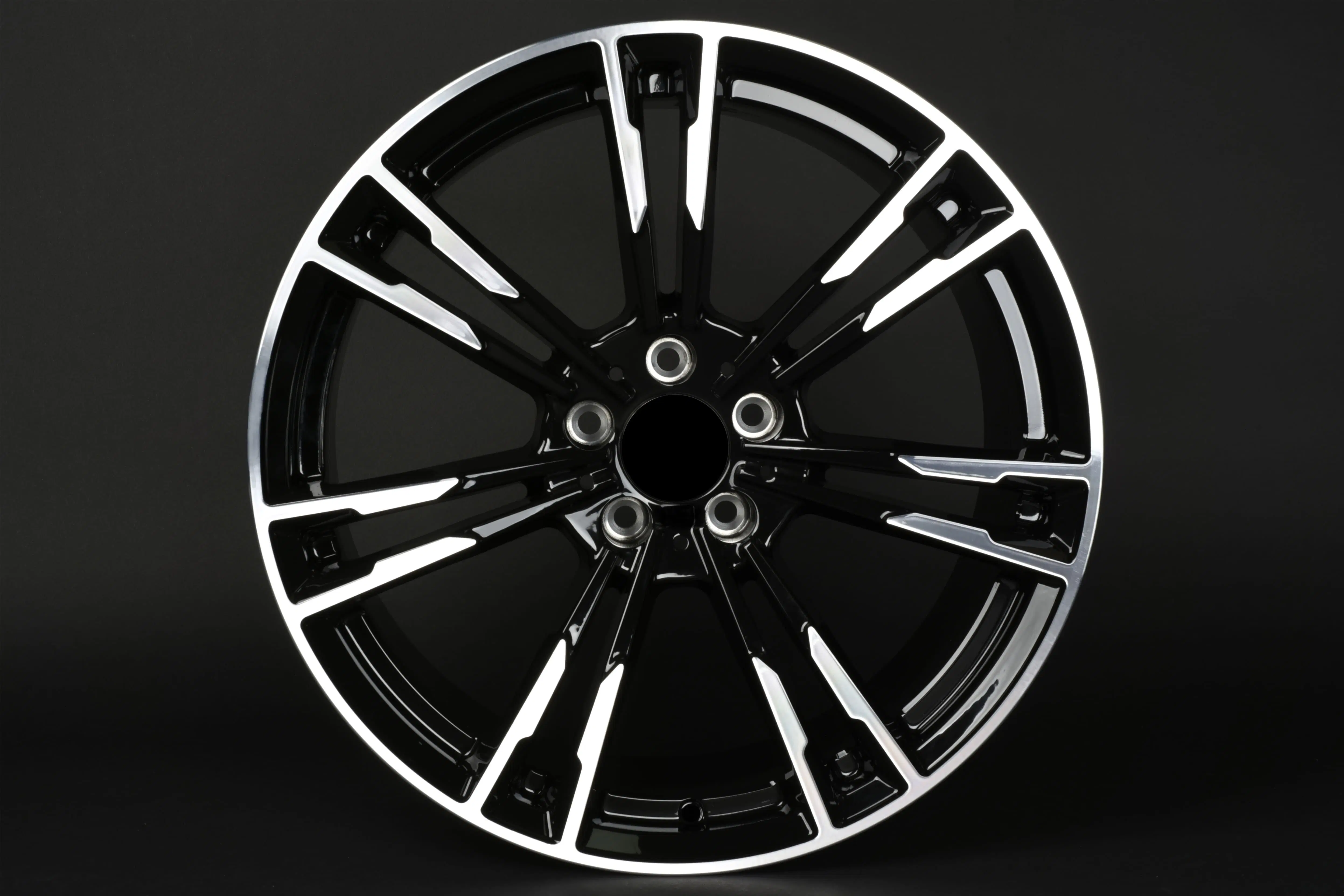 Full Size 16-20 and 5*114.3 Black Machined Face Car Accessories Alloy Wheels