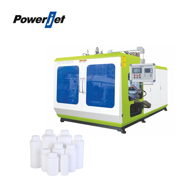 PowerJet PE Kunststoff 1L 100g Flaschen Produkt Extrusionsblasformen Maschine