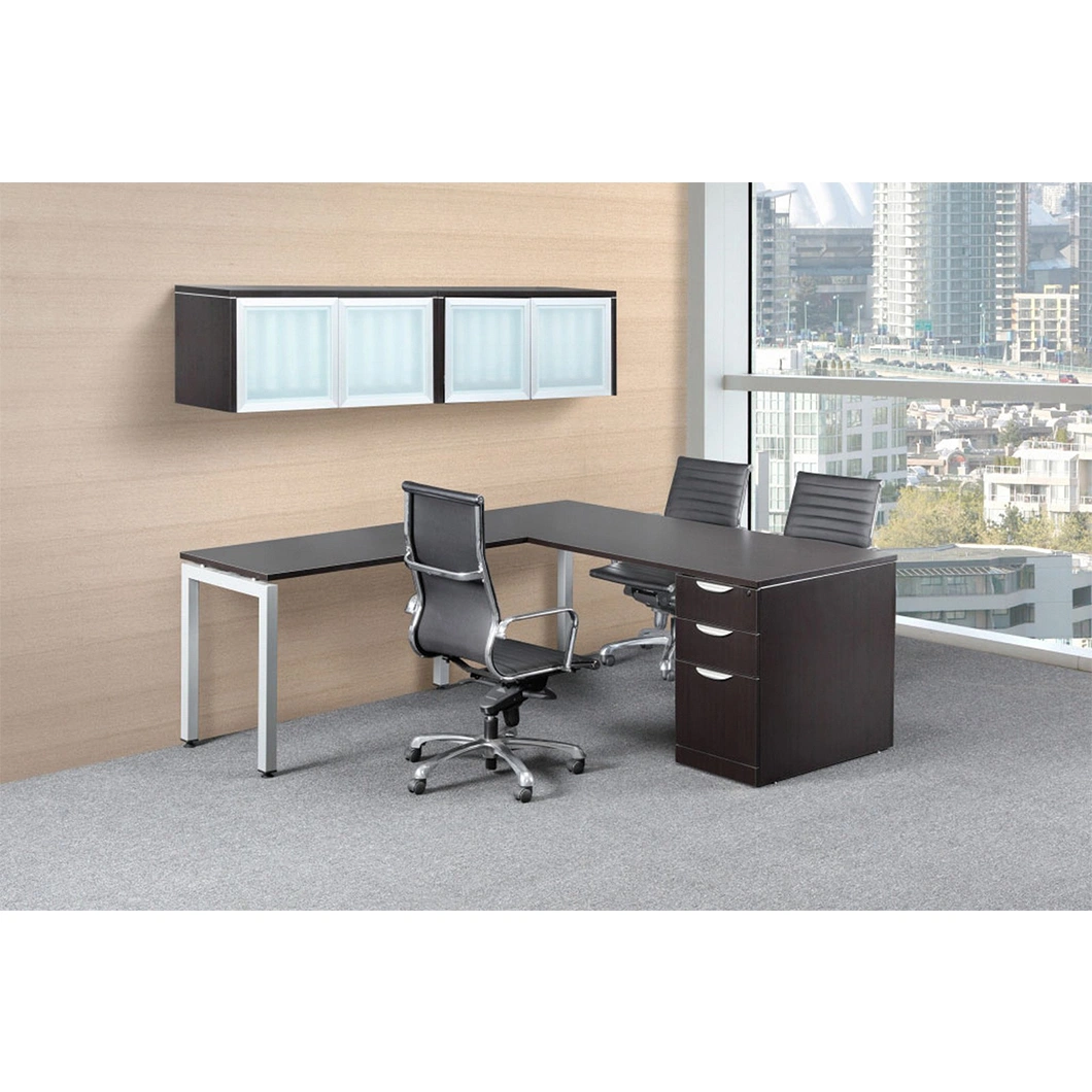 Современный дизайн U-образный офисный элемент в Melamine Finish Стол для мебели