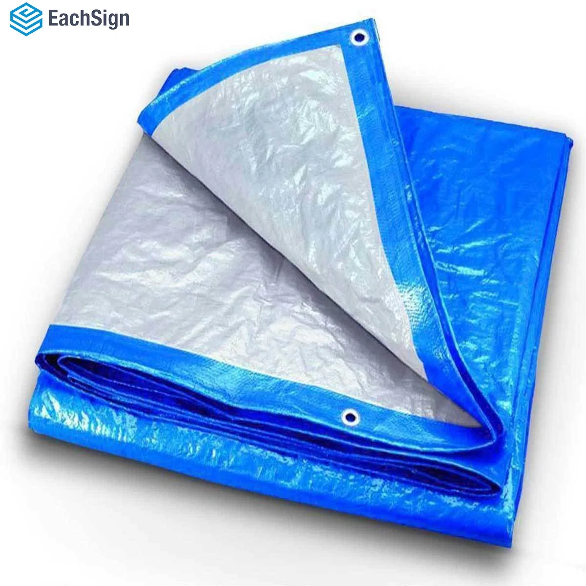 Heavy Duty Blue Waterproof Laminated Flatbed PE Tarp for Outdoor Covering