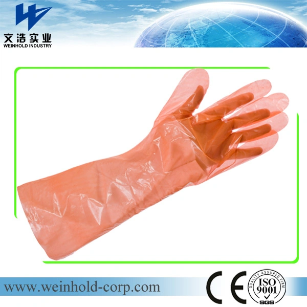 Long Sleeve Disposable Plastic PE Arm Gloves