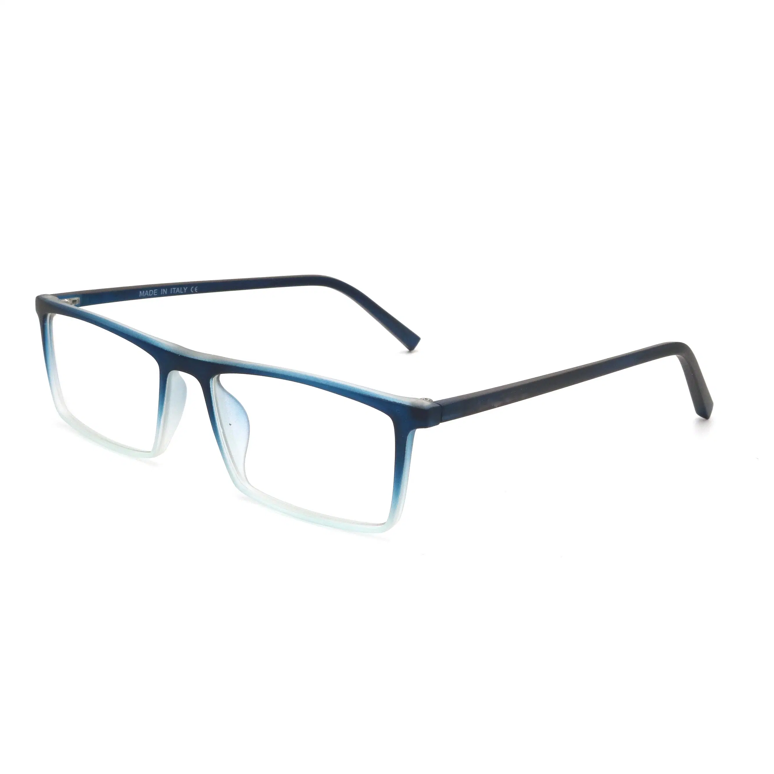 Diseño de lujo rectángulo TR90 marcos lentes ópticas, cuadrados TR 90 marcos de vidrio para los ojos para los hombres