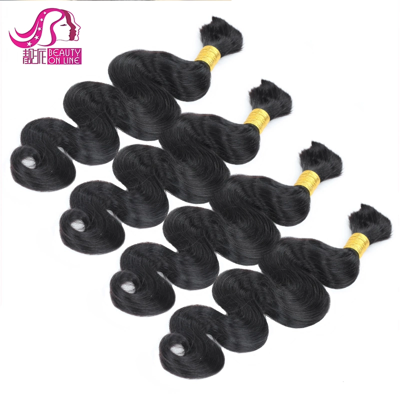 Wavy Curly Brazilian Hair 100% Human Hair Bulk Bundle for Braiding