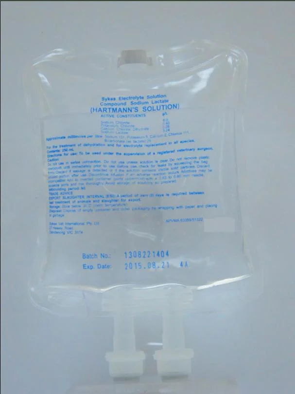 Lactated Ringer&prime; S Injection/ Infusion Electrolytes Solution Pharmaceutical Products