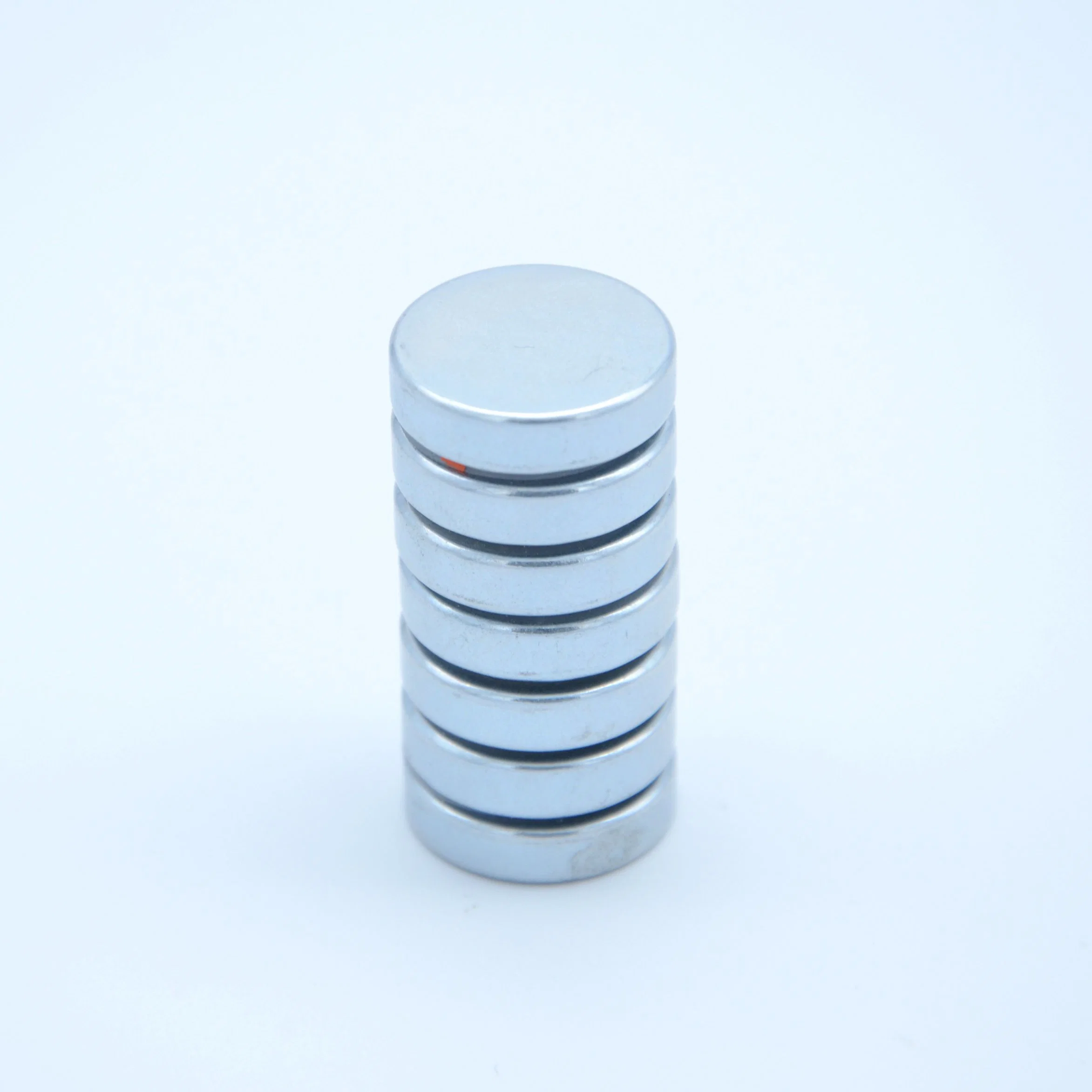 NdFeB Magnetic Material Manufacturer Mass Production Round Strong Magnet Disc 20*2 8*3 Zinc Coating Neodymium Permanent Magnet for Bag