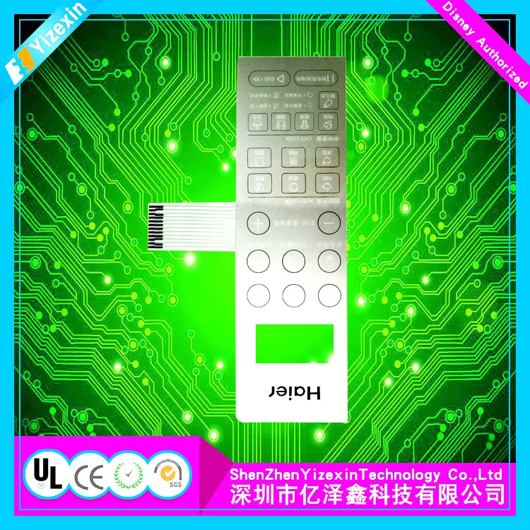 Resist High Temperature and Humidity Membrane Switch with Keys