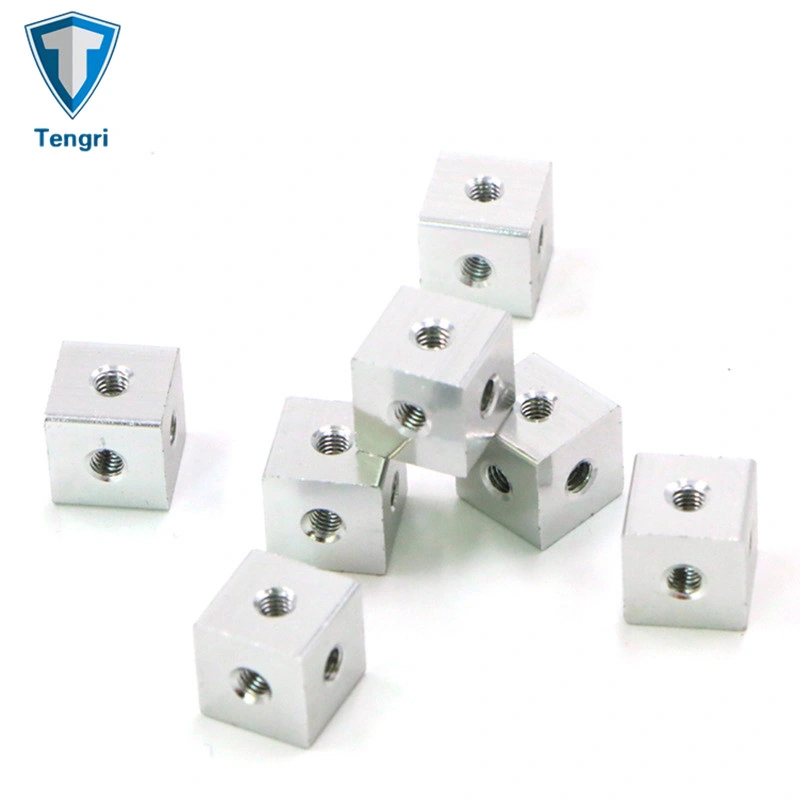 10X10X6mm Six Sided Copper Fixed Block Six Sides Nut Plate Connection Block Square Fixed Block Square Nuts for Electric Stoves Square Acrylic Dishes