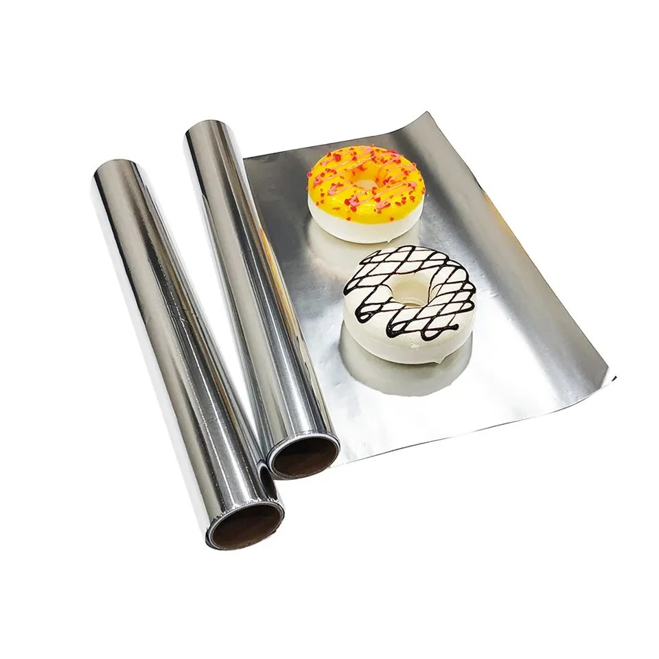 Kitchen Aluminium Foil Roll Household Foil Air-Conditioner Foil 8011 Food Class Package Roast/Grill Application 11 Micron