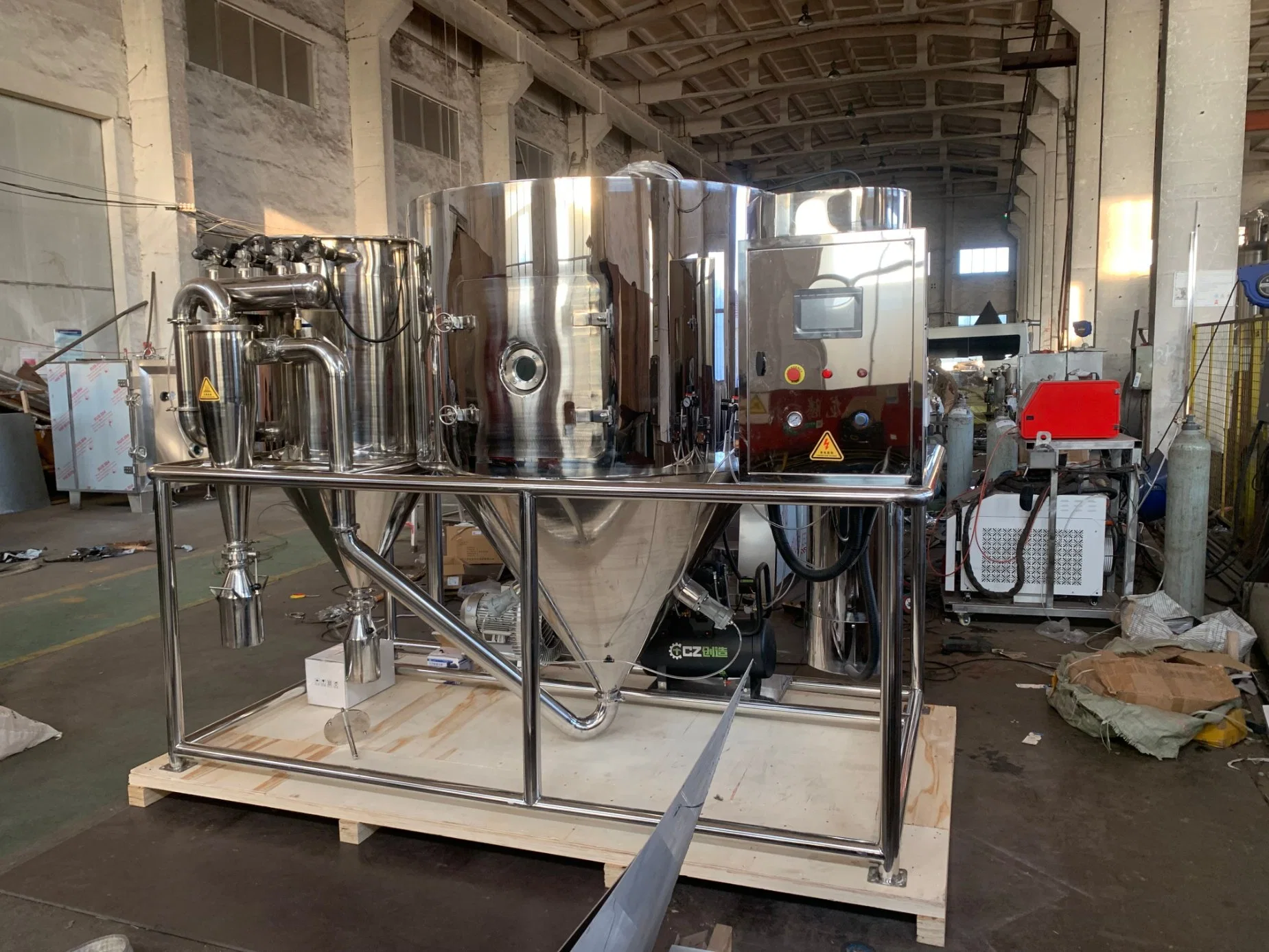 High Speed Centrifugal Spray Drying Machine Dryer for Food Flavour/Egg Powder/Magnesium Citrate/Tea/Herbal Extract/Protein/Blood/Starch/PAC/Collagen