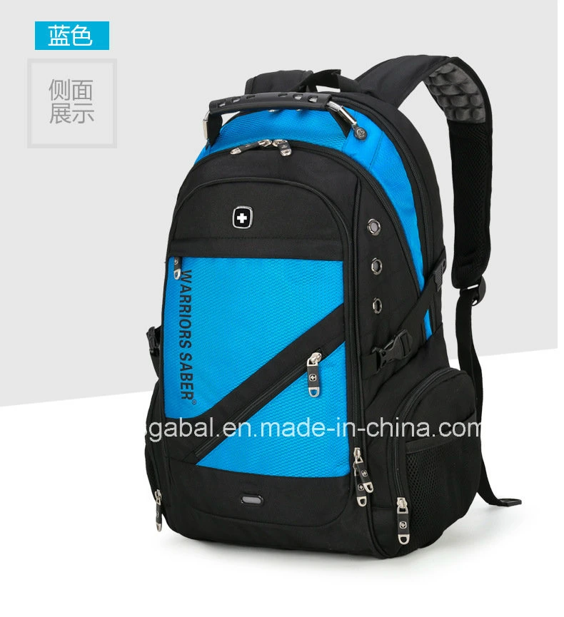 Bolsa de portátil de poliéster resistente Business Travel Sports School Mochila