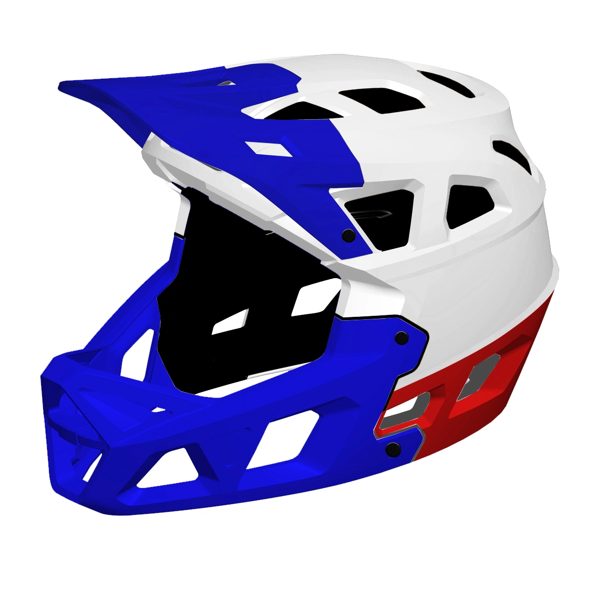 Casco de bicicleta de montaña ajustable para adultos, deportivo y protector, con cara completa para la seguridad en descensos, enduro y senderismo en montaña.