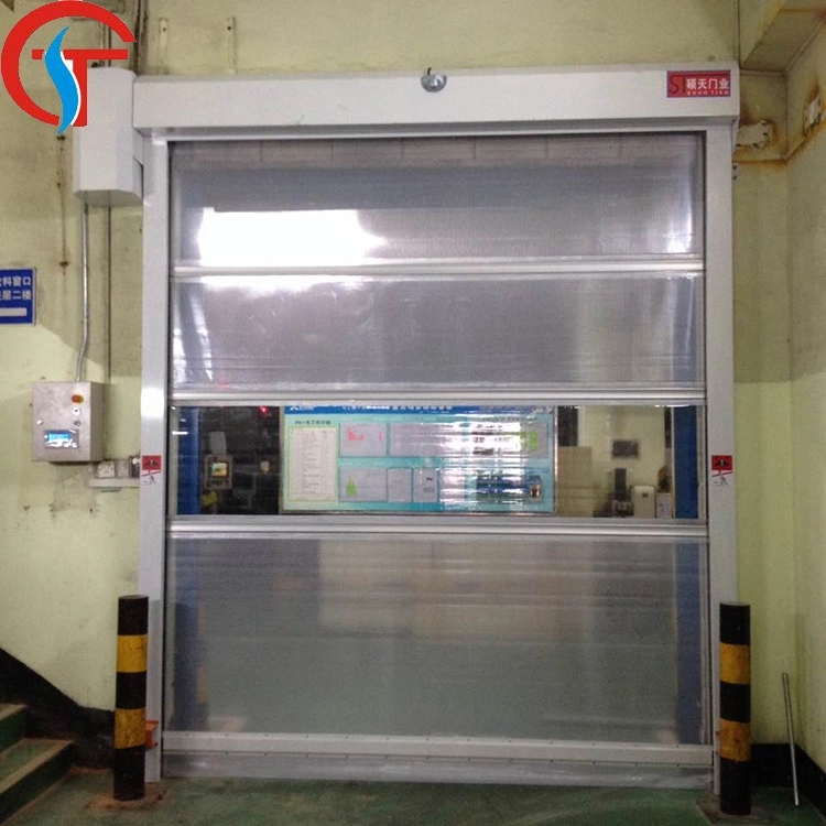 China Interior Rapid Roll up Automatic Speed Ce Certificated Rapid Speed Warehouse Lift Door