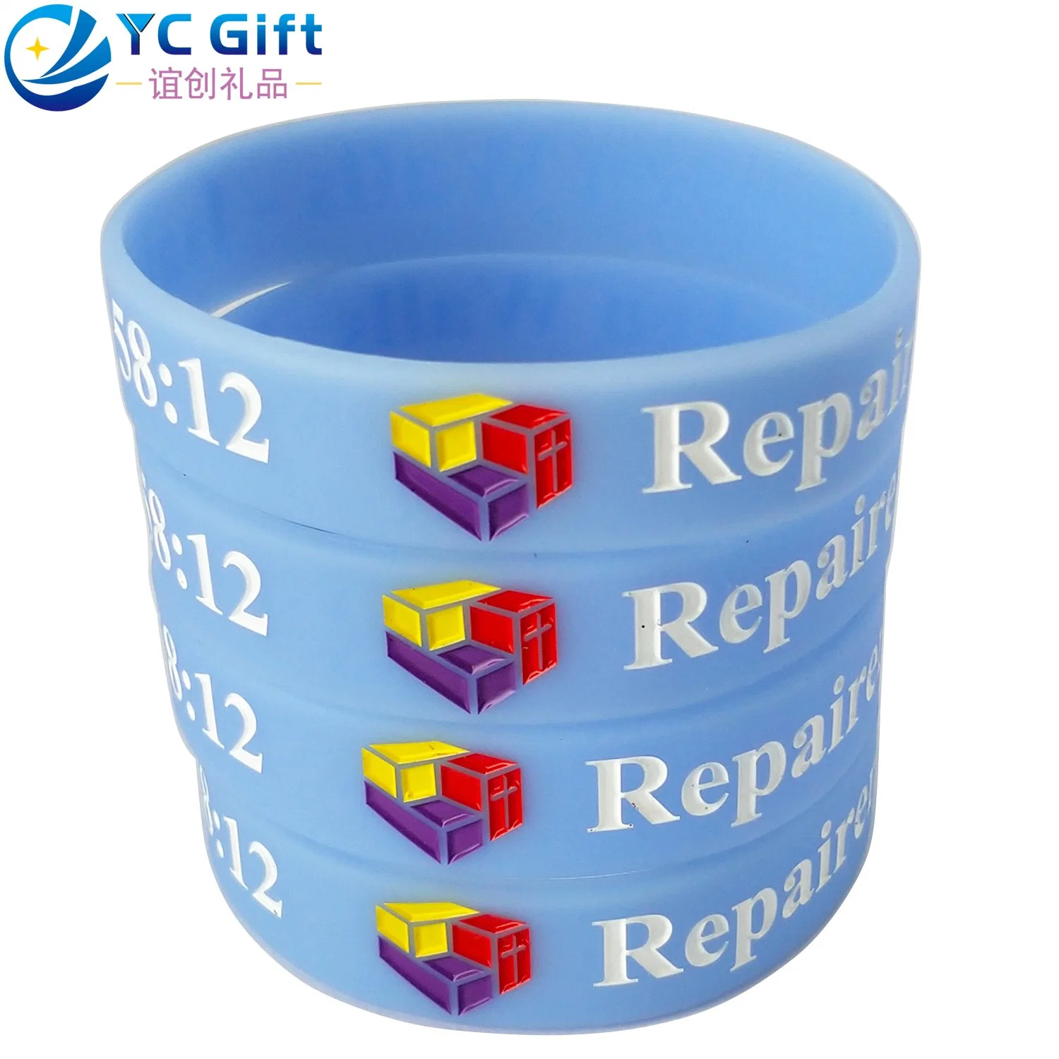 Wholesale Custom Colorful Deboss Logo Sport Products Silicone Energy Bracelet Personalized Corporate Team Activity Travel Promotion Gift PVC Rubber Wristband