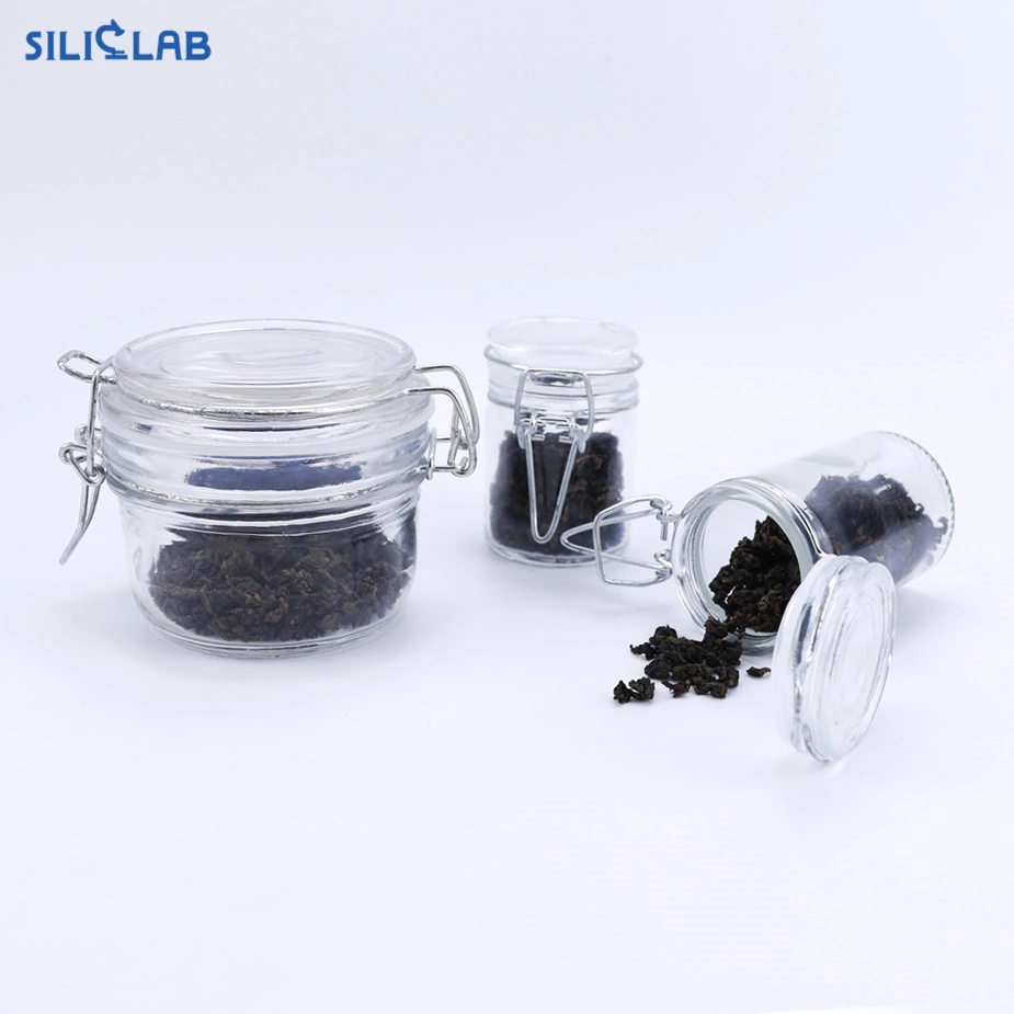 Custom Logo Airtight Cover Spice Dried Glass Storage Jar