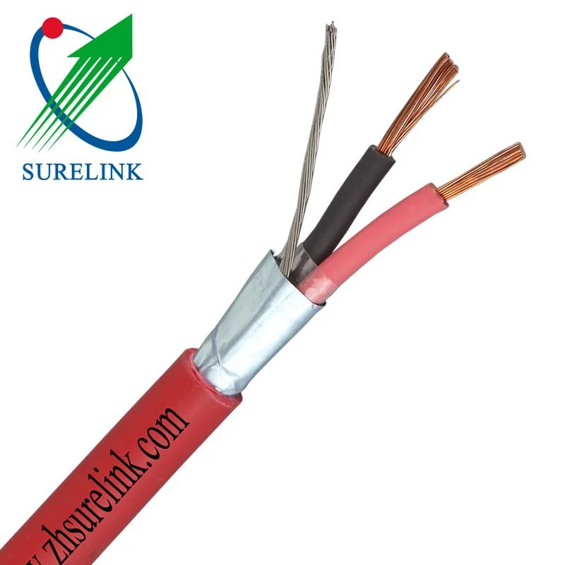 18AWG 20AWG 24AWG экранированный неэкранированный кабель пожарной сигнализации доказательством высокой температуры 2c 4c 1,5 мм огнестойкие нагрева кабеля