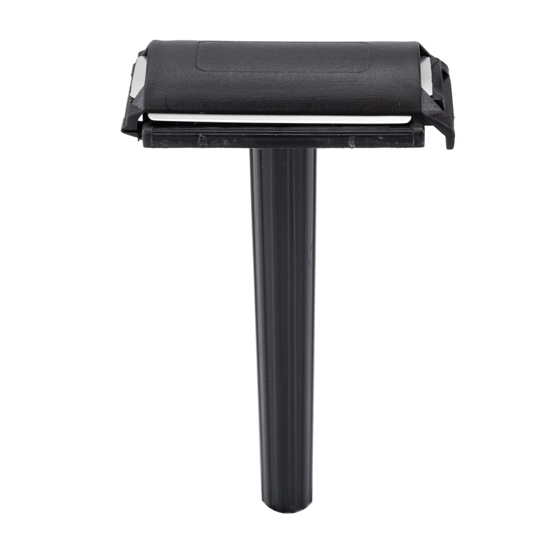 Plastic Handle Safery Razor with Double Edge Blade