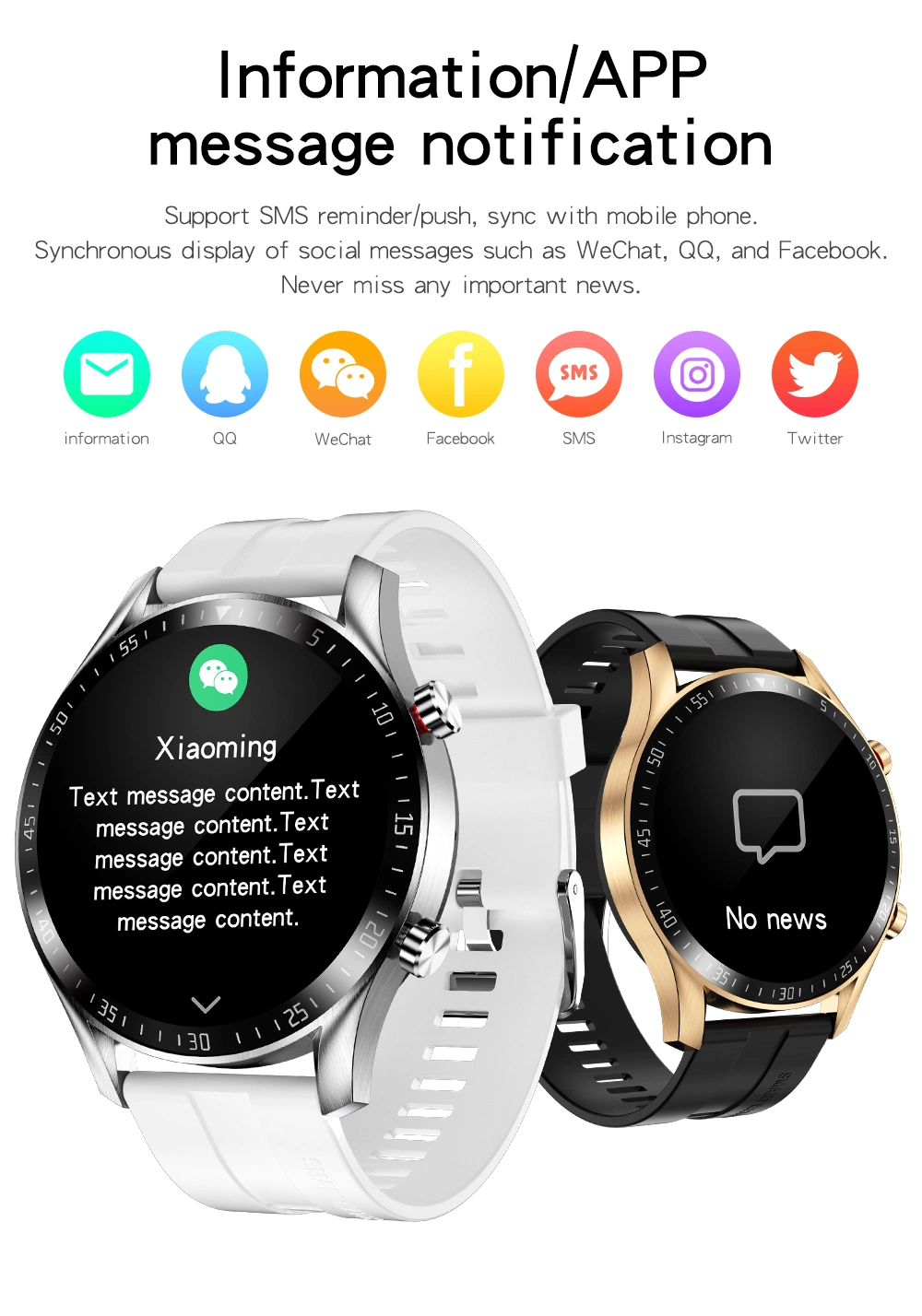 Nuevo Deporte pulsera de silicona Fitness Ver Correa 6/7 Custom Smartwatch Original Pulsera Reloj inteligente