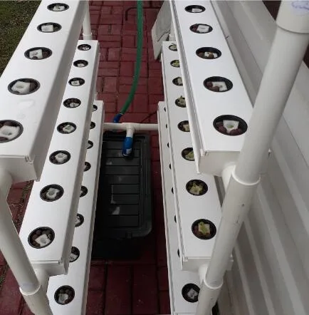 Kit de tubo el cultivo de hortalizas Nft completa del canal del tubo de lechuga hidropónica de la familia de pequeña escala balcón Jardín uso