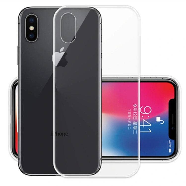 0.3mm Transparent Clear TPU Phone Case for iPhone Xs Max Xr